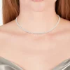 600-silver-cubic-zirconia-earrings-tennis-necklace-set-2.webp Silver Cubic Zirconia Earrings & Tennis Necklace Set