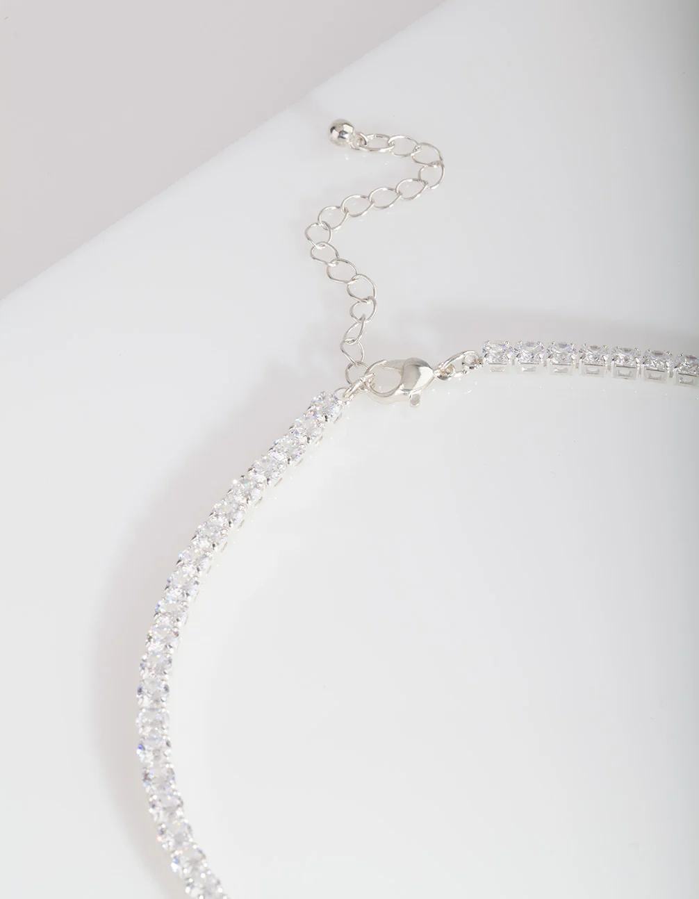 600-silver-cubic-zirconia-earrings-tennis-necklace-set-5.webp Silver Cubic Zirconia Earrings & Tennis Necklace Set