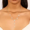 605-silver-cubic-zirconia-mini-floral-y-necklace-1.webp Silver Cubic Zirconia Mini Floral Y Necklace