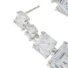 610-silver-cubic-zirconia-square-drop-earrings-4.webp Silver Cubic Zirconia Square Drop Earrings