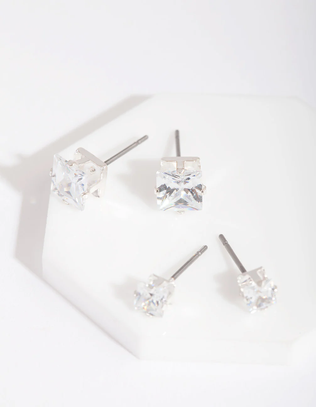 618-silver-cubic-zirconia-square-stud-earring-pack-1.webp Silver Cubic Zirconia Square Stud Earring Pack