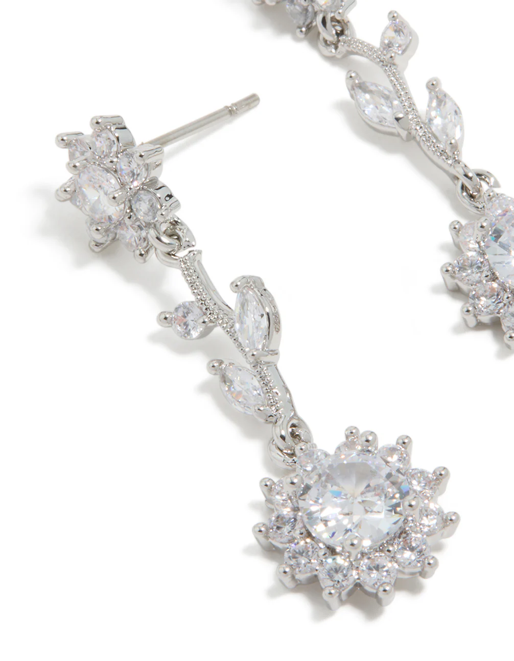 624-silver-cubic-zirconia-vine-floral-drop-earrings-4.webp Silver Cubic Zirconia Vine Floral Drop Earrings