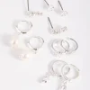 625-silver-diamante-freshwater-pearl-huggie-hoop-earrings-1.webp Silver Diamante & Freshwater Pearl Huggie Hoop Earrings