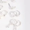 625-silver-diamante-freshwater-pearl-huggie-hoop-earrings-3.webp Silver Diamante & Freshwater Pearl Huggie Hoop Earrings