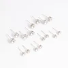 Silver Diamante Classic Stud Earring 8-Pack