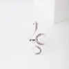 Silver Etched Snake Ring