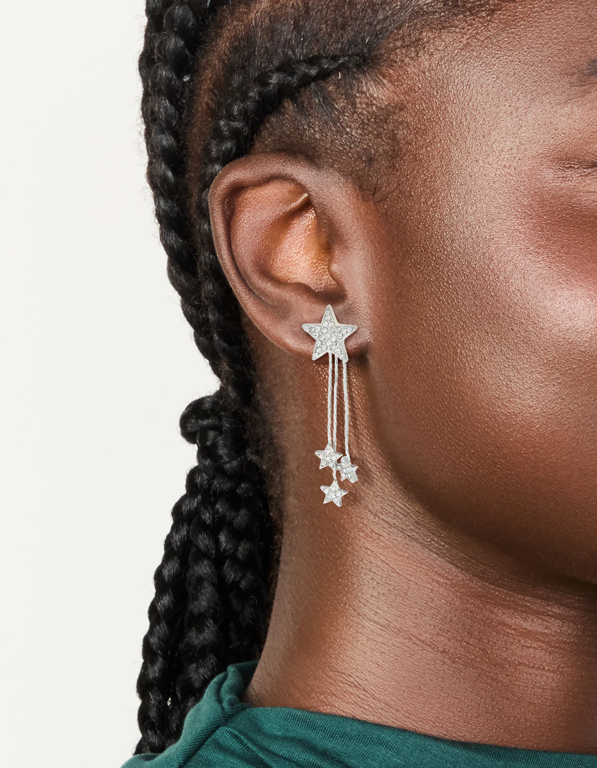 649-silver-multi-star-drop-earrings-2.webp Silver Multi Star Drop Earrings