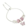 651-silver-pink-bead-butterfly-charm-toggle-bracelet-2.webp Silver Pink Bead & Butterfly Charm Toggle Bracelet