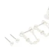 653-silver-plated-chain-huggie-earrings-4-pack-2.webp Silver Plated Chain & Huggie Earrings 4-Pack