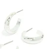 655-silver-plated-cubic-zirconia-smooth-hoop-earrings-2-pack-5.webp Silver Plated Cubic Zirconia & Smooth Hoop Earrings 2-Pack