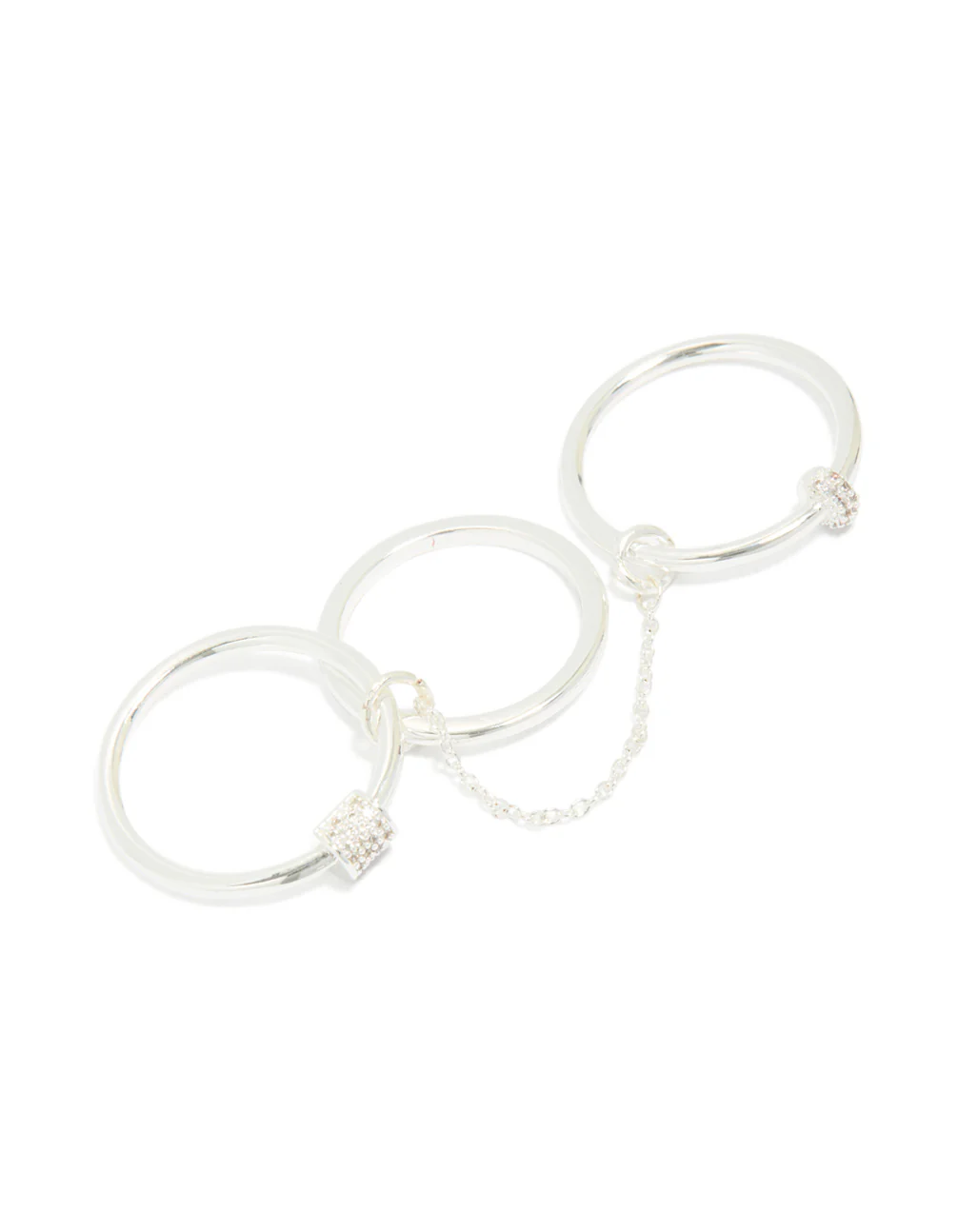 657-silver-plated-cubic-zirconia-loop-linked-stacking-ring-set-4.webp Silver Plated Cubic Zirconia Loop Linked Stacking Ring Set
