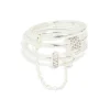 657-silver-plated-cubic-zirconia-loop-linked-stacking-ring-set-5.webp Silver Plated Cubic Zirconia Loop Linked Stacking Ring Set
