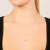 665-silver-plated-thin-cubic-zirconia-letter-m-necklace-1.webp Silver Plated Thin Cubic Zirconia Letter M Necklace