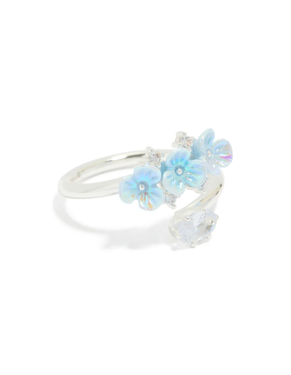 666-silver-plated-triple-flower-wrap-ring-2.webp Silver Plated Triple Flower Wrap Ring