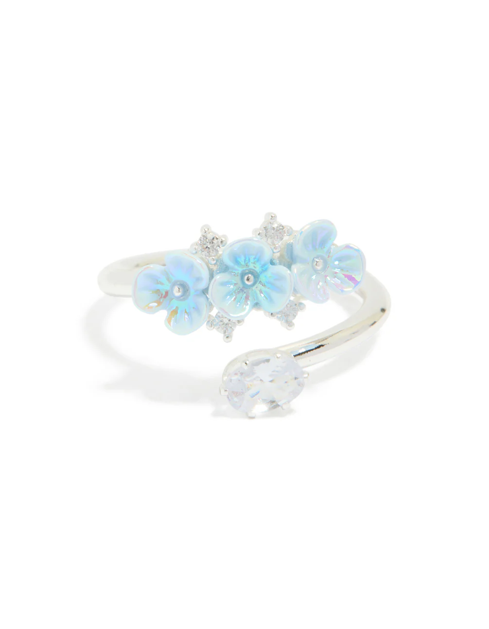 666-silver-plated-triple-flower-wrap-ring-5.webp Silver Plated Triple Flower Wrap Ring