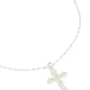 669-silver-plated-vintage-cross-pendant-necklace-2.webp Silver Plated Vintage Cross Pendant Necklace