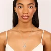 669-silver-plated-vintage-cross-pendant-necklace-3.webp Silver Plated Vintage Cross Pendant Necklace