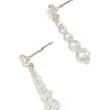 Small Graduated Crystal Drop Earrings