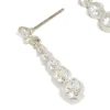 Small Graduated Crystal Drop Earrings