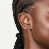 681-sterling-silver-black-enamel-double-hoop-earrings-1.webp Sterling Silver Black Enamel Double Hoop Earrings