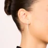 Sterling Silver Cubic Zirconia Drop Earrings