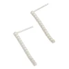 Sterling Silver Cubic Zirconia Drop Earrings