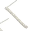 Sterling Silver Cubic Zirconia Drop Earrings