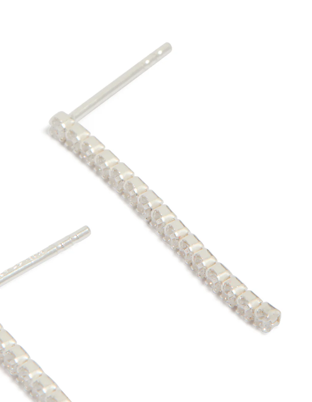 Sterling Silver Cubic Zirconia Drop Earrings