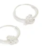 685-sterling-silver-cubic-zirconia-knotted-hoop-earrings-5.webp Sterling Silver Cubic Zirconia Knotted Hoop Earrings