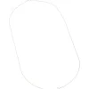 Sterling Silver Interlocked Hoops Pendant Necklace
