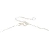 Sterling Silver Interlocked Hoops Pendant Necklace