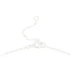 Sterling Silver Pink Enamel Heart Pendant Necklace