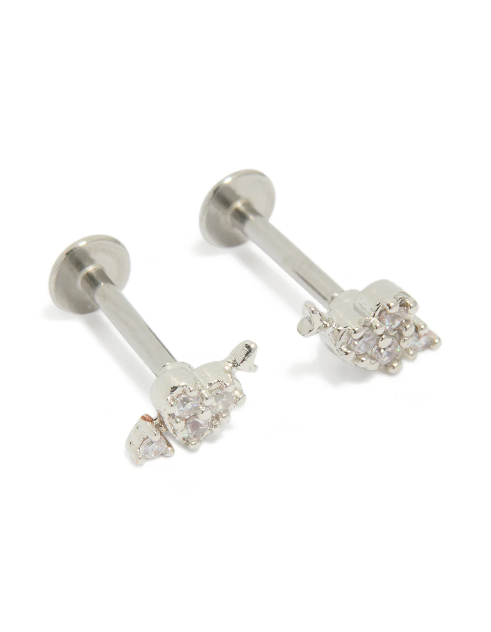 694-surgical-steel-cubic-zirconia-arrow-heart-flat-back-studs-2.webp Surgical Steel Cubic Zirconia Arrow Heart Flat Back Studs