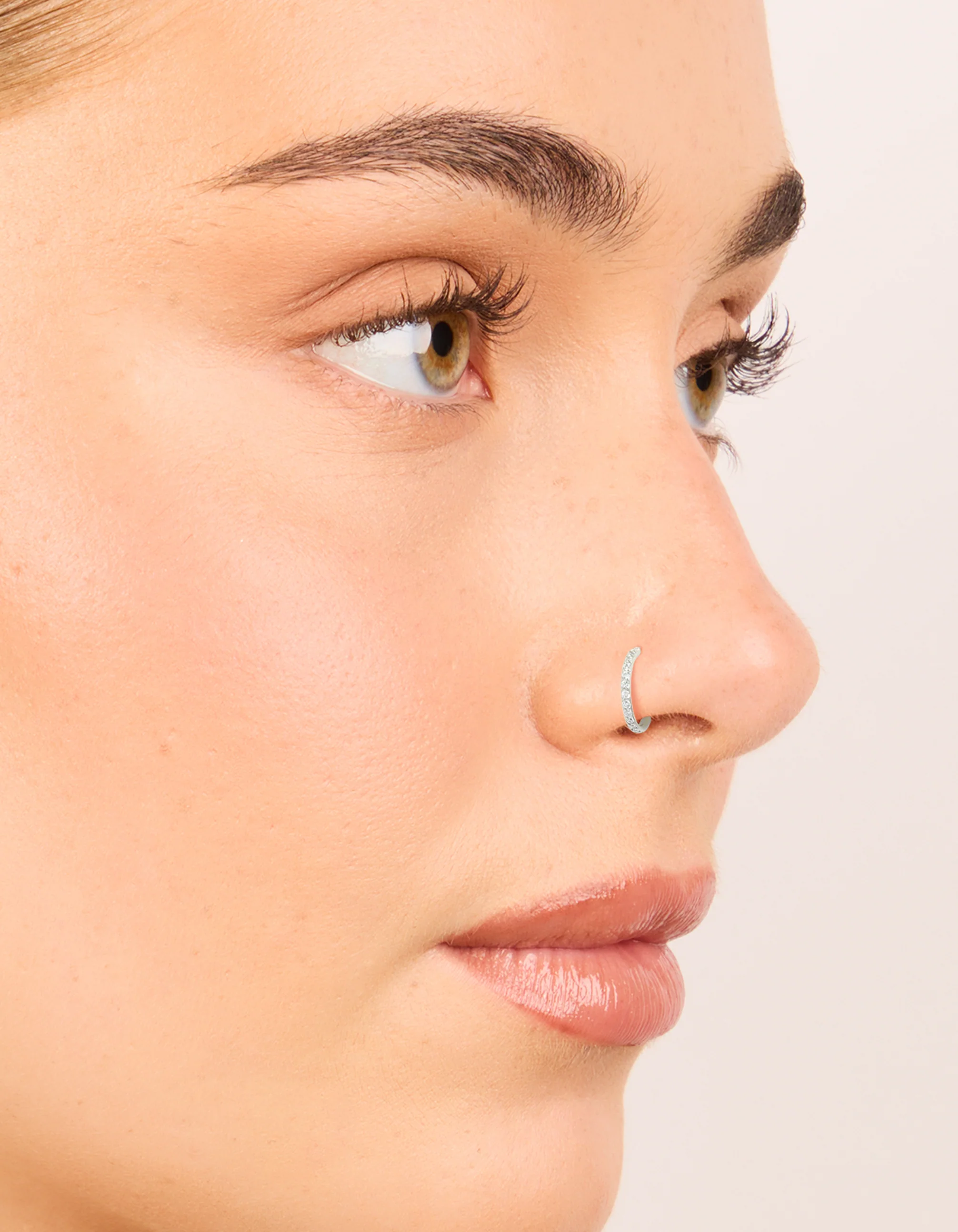 698-surgical-steel-cubic-zirconia-hinged-plain-nose-rings-2-pack-1.webp Surgical Steel Cubic Zirconia Hinged & Plain Nose Rings 2-Pack