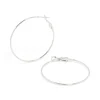 Surgical Steel Fine Hoop Earrings 40 MM