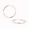 Surgical Steel Polished Hoop Earrings
