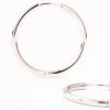 Surgical Steel Polished Hoop Earrings
