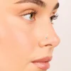 707-titanium-bezel-cubic-zirconia-threadless-flat-back-nose-studs-1.webp Titanium Bezel Cubic Zirconia Threadless Flat Back Nose Studs