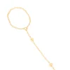 Waterproof Gold Plated Stainless Steel Ball Detail Hand Chain
