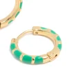 714-waterproof-gold-plated-stainless-steel-bamboo-green-enamel-huggie-earrings-5.webp Waterproof Gold Plated Stainless Steel Bamboo Green Enamel Huggie Earrings