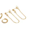 715-waterproof-gold-plated-stainless-steel-bezel-stud-chain-earrings-3-pack-5.webp Waterproof Gold Plated Stainless Steel Bezel Stud & Chain Earrings 3-Pack