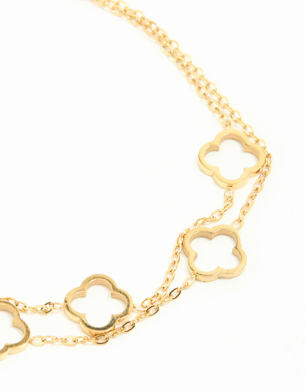 736-waterproof-gold-plated-stainless-steel-hollow-flower-layered-bracelet-2.webp Waterproof Gold Plated Stainless Steel Hollow Flower Layered Bracelet