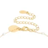 Waterproof Gold Plated Stainless Steel Pearl Y-Necklace