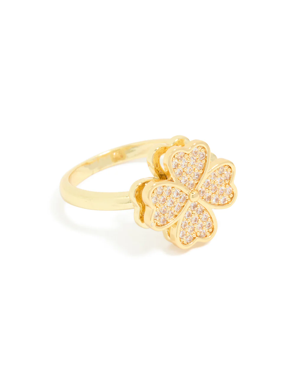 755-waterproof-gold-plated-stainless-steel-spinning-clover-ring-2.webp Waterproof Gold Plated Stainless Steel Spinning Clover Ring