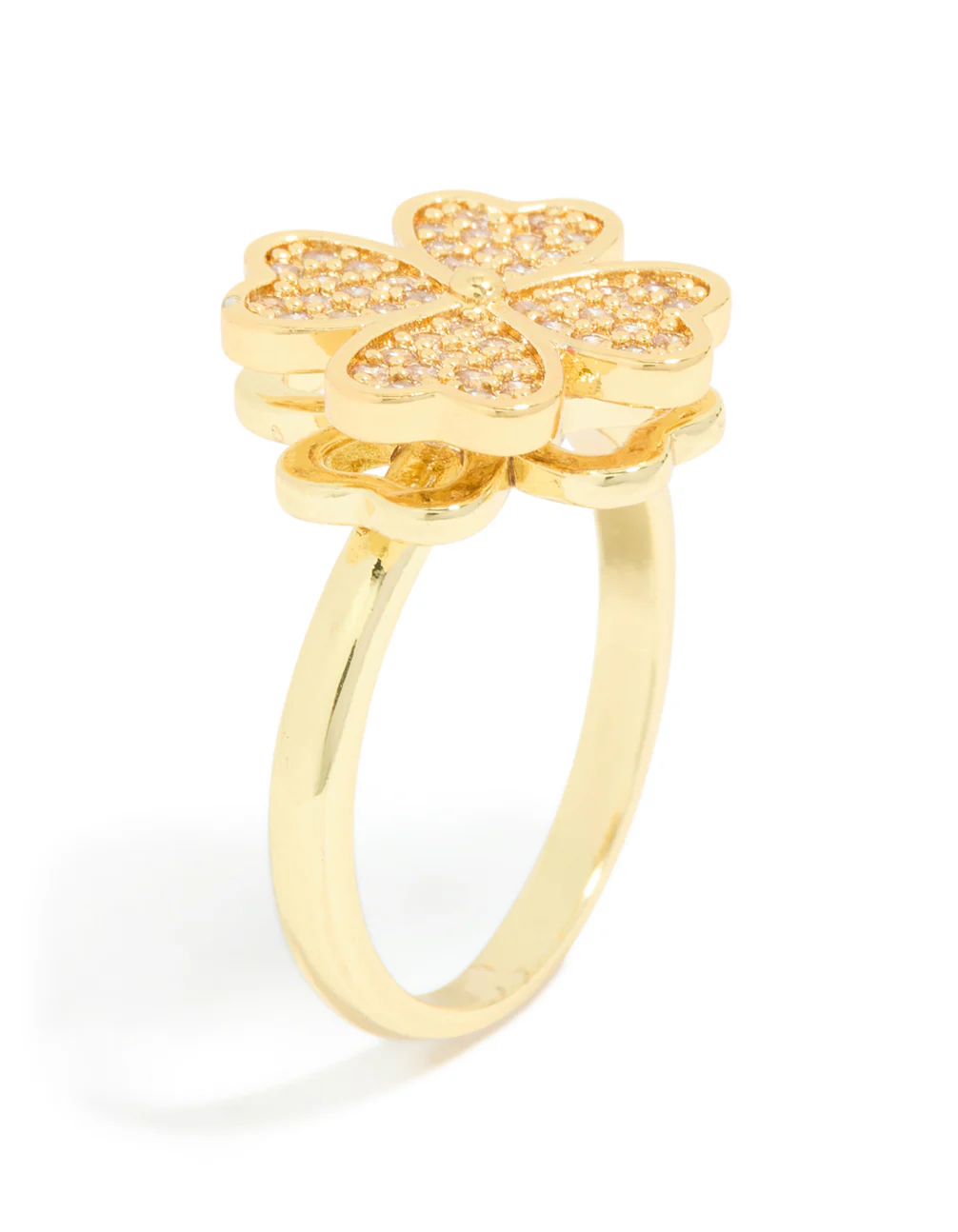 755-waterproof-gold-plated-stainless-steel-spinning-clover-ring-4.webp Waterproof Gold Plated Stainless Steel Spinning Clover Ring