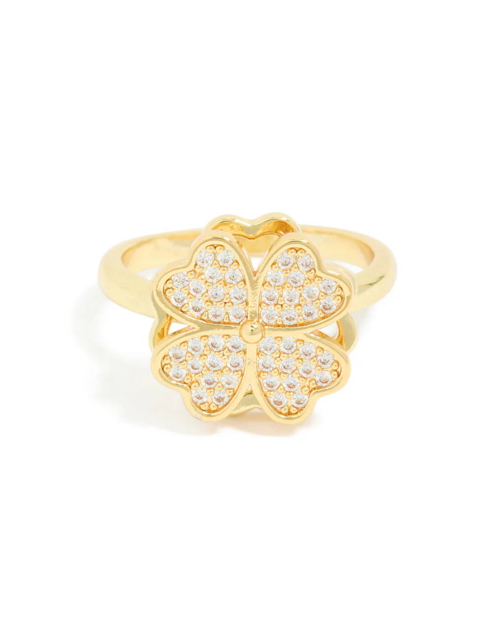 755-waterproof-gold-plated-stainless-steel-spinning-clover-ring-5.webp Waterproof Gold Plated Stainless Steel Spinning Clover Ring