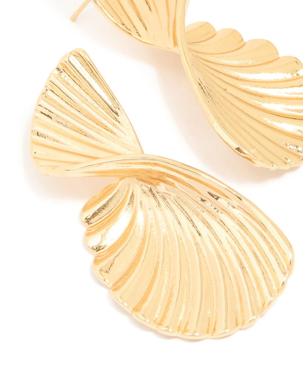 762-waterproof-gold-plated-stainless-steel-twisted-textured-stud-earrings-4.webp Waterproof Gold Plated Stainless Steel Twisted Textured Stud Earrings