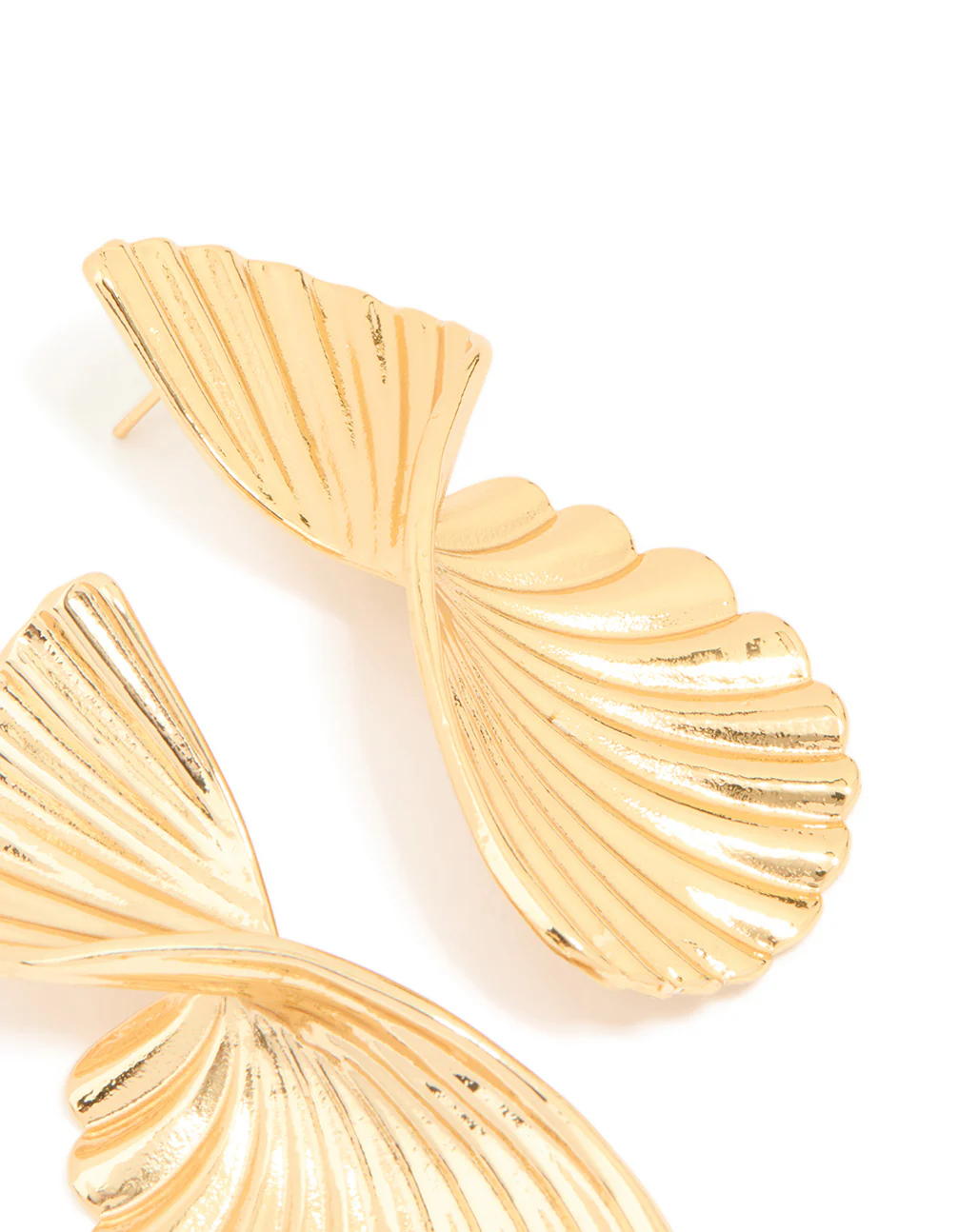 762-waterproof-gold-plated-stainless-steel-twisted-textured-stud-earrings-5.webp Waterproof Gold Plated Stainless Steel Twisted Textured Stud Earrings