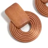 766-wooden-textured-circle-drop-earrings-4.webp Wooden Textured Circle Drop Earrings