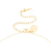 Waterproof Gold Plated Stainless Steel Rosary Cross Necklace